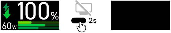 Press and Hold for 2 Seconds